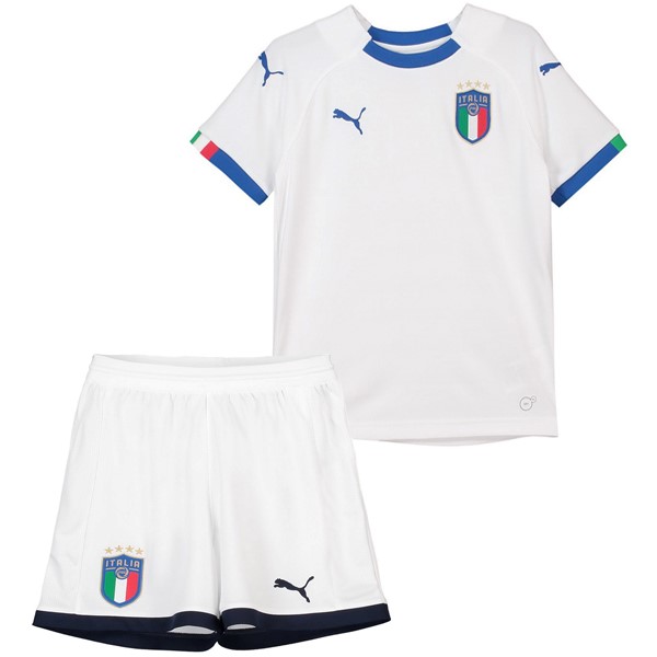 Camiseta Italia Segunda Niño 2018 Blanco